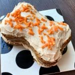 Homemade Carrot Cake for Dogs (Peanut Butter Icing)